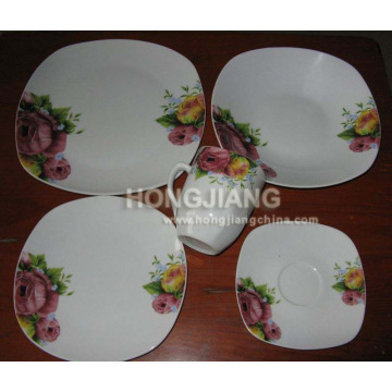 20PCS Dinner Set Square